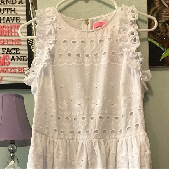 Kate Spade NY White cotton dress - Picture 2 of 4